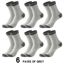 Load image into Gallery viewer, 6 Pair Cotton Socks