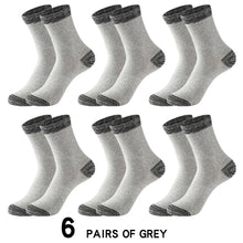Load image into Gallery viewer, 6 Pair Cotton Socks