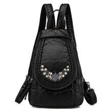 Load image into Gallery viewer, Soft PU Leather Backpack
