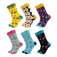 Load image into Gallery viewer, 6 Pairs Cotton Socks