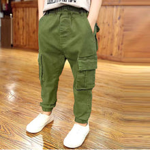 Load image into Gallery viewer, Multi-Pocket Elastic Sweatpants
