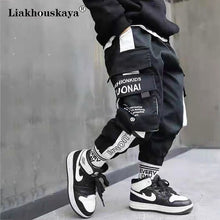 Load image into Gallery viewer, Multi-Pocket Elastic Sweatpants