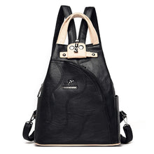 Load image into Gallery viewer, Women Leather Backpacks
