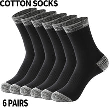 Load image into Gallery viewer, 6 Pair Cotton Socks
