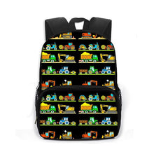 Load image into Gallery viewer, Cartoon Firetruck Book Bag
