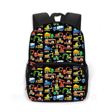 Load image into Gallery viewer, Cartoon Firetruck Book Bag

