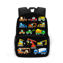 Load image into Gallery viewer, Cartoon Firetruck Book Bag
