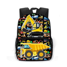 Load image into Gallery viewer, Cartoon Firetruck Book Bag
