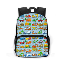 Load image into Gallery viewer, Cartoon Firetruck Book Bag
