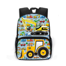 Load image into Gallery viewer, Cartoon Firetruck Book Bag
