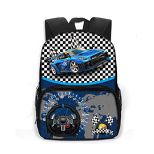 Load image into Gallery viewer, Cartoon Firetruck Book Bag
