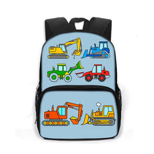Load image into Gallery viewer, Cartoon Firetruck Book Bag
