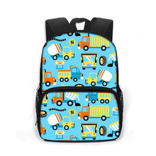 Load image into Gallery viewer, Cartoon Firetruck Book Bag
