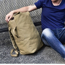 Load image into Gallery viewer, Canvas Backpack
