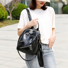 Load image into Gallery viewer, Pu Leather Travel Backpack

