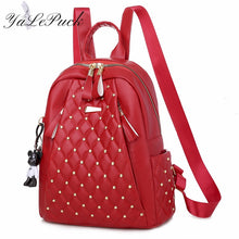 Load image into Gallery viewer, Vintage women backpack
