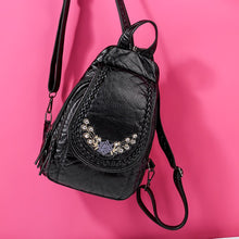 Load image into Gallery viewer, sheepskin travel backpack
