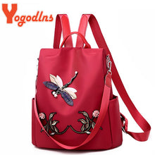 Load image into Gallery viewer, Yogodlns Embroidery Backpack

