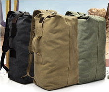 Load image into Gallery viewer, Canvas Backpack
