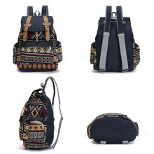 Load image into Gallery viewer, Canvas Vintage Backpack
