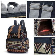 Load image into Gallery viewer, Canvas Vintage Backpack
