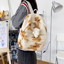 Load image into Gallery viewer, Imitation Lamb Hair Backpack
