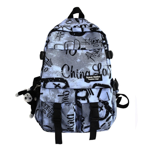 Retro Nylon Backpack