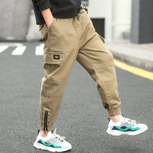 Load image into Gallery viewer, Multi-Pocket Elastic Sweatpants
