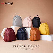 Load image into Gallery viewer, YIZHONG Leather Mini Backpack
