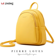 Load image into Gallery viewer, YIZHONG Leather Mini Backpack
