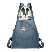 Load image into Gallery viewer, Women Leather Backpacks
